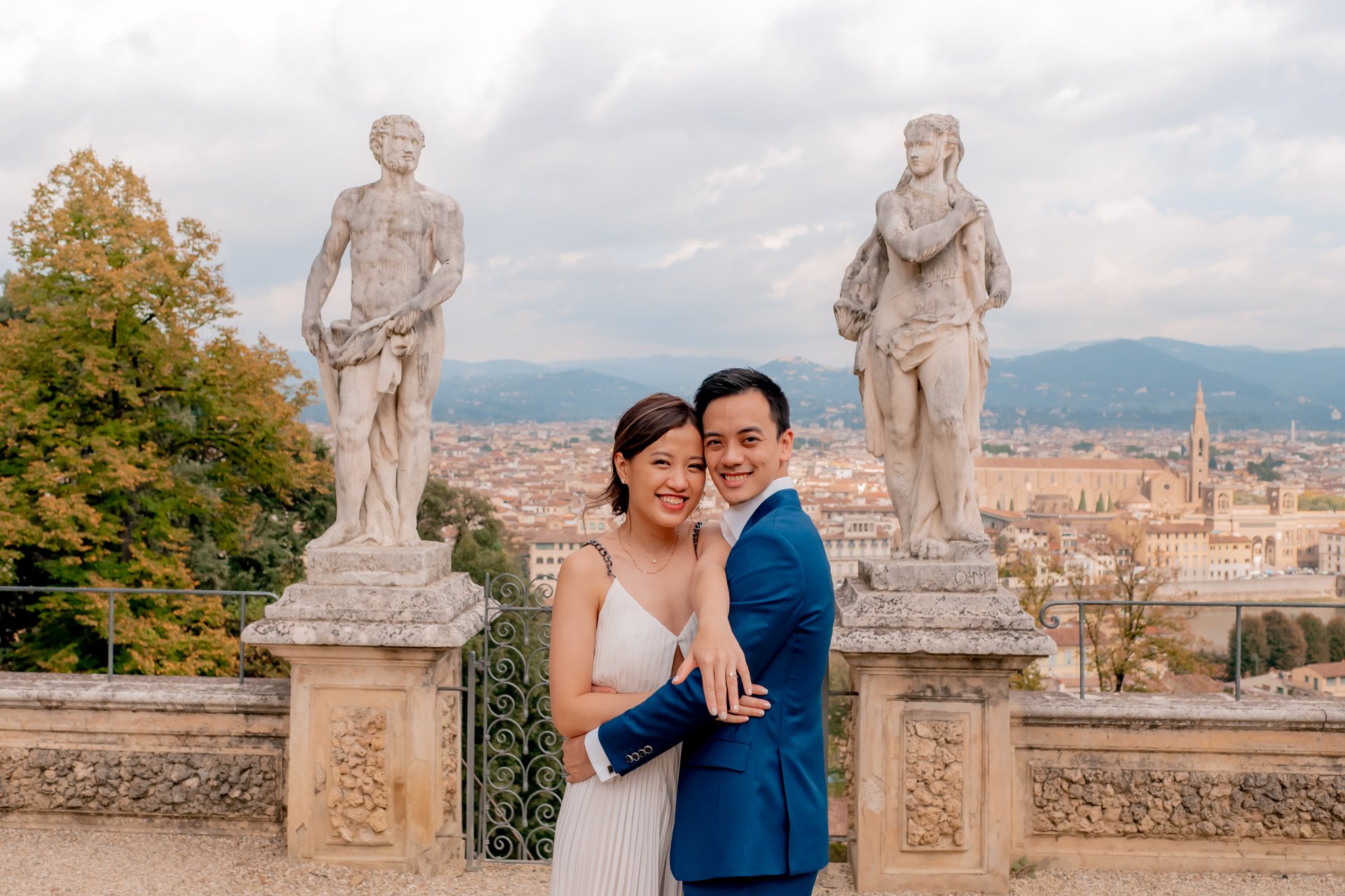 Proposal at Villa Bardini Gardens, Florence