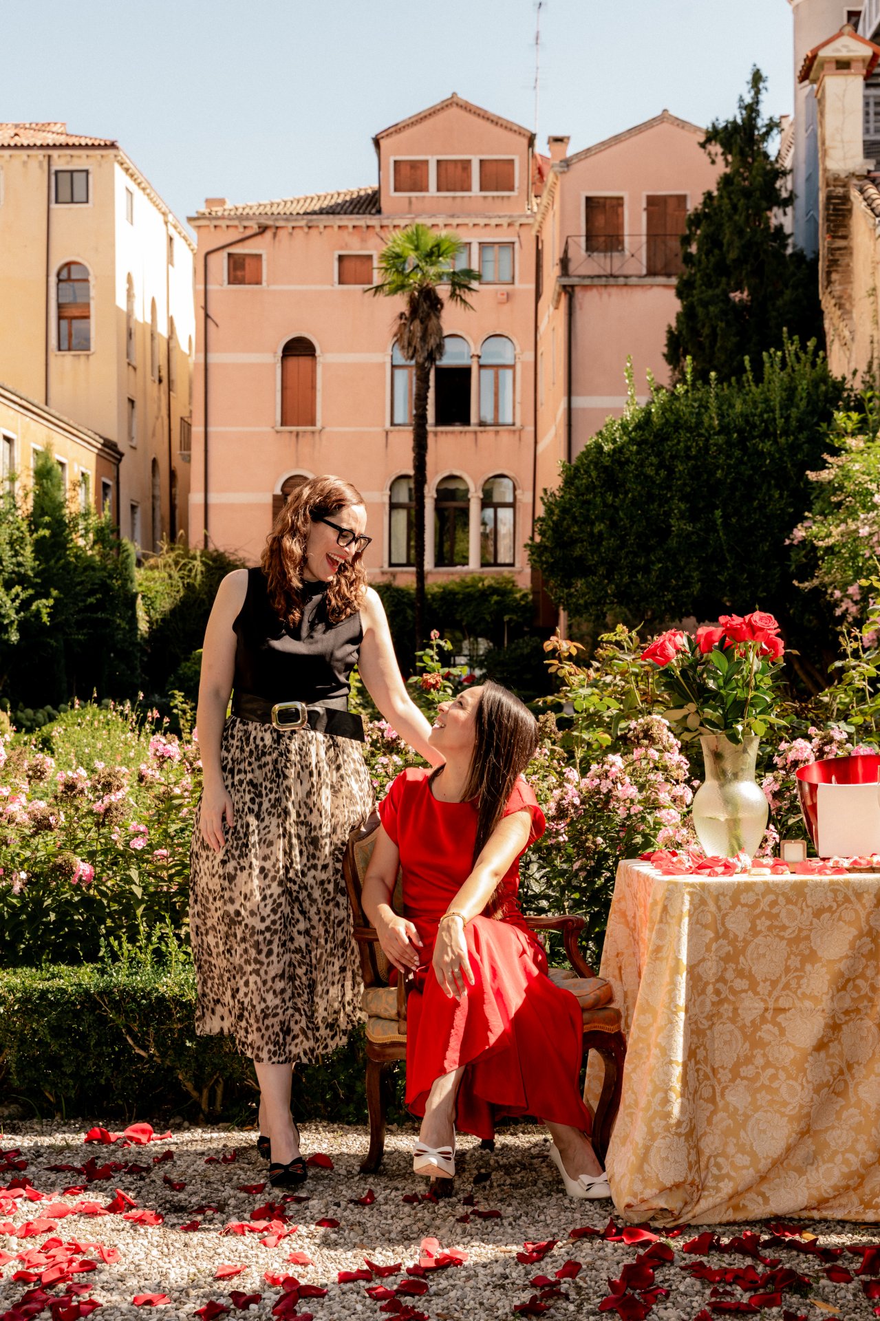 Intimate LGBTQ Surprise Proposal in a Private Villa, Venice