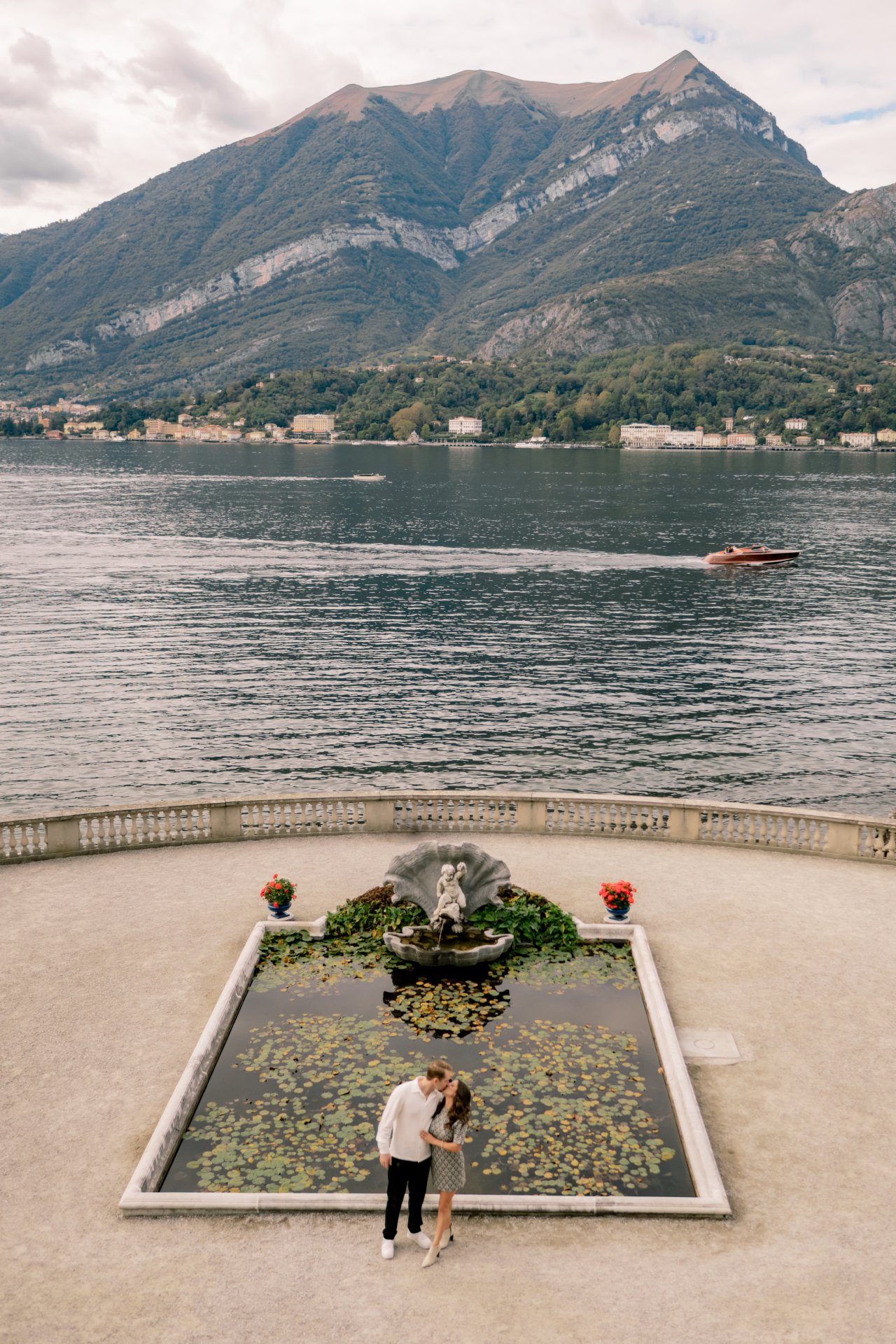 Proposal in the Gardens of Villa Melzi, Bellagio, Lake Como